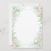 Invitation Boho Pastel Floral Genre Baby shower neutre (Dos)