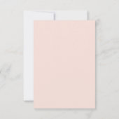 Invitation Boho Pastel Pink Gold Rainbow fête d'anniversaire (Dos)