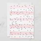 Invitation Boho Pink Rainbow Anniversaire, Rose 1er anniversa (Dos)