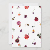 Invitation Boho Premier Anniversaire 1er Anniversaire Aquarel (Dos)