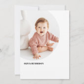 Invitation Boho Premier anniversaire Terracotta Anniversaire  (Dos)