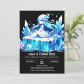 Invitation Boho Princess Anniversaire (Debout devant)