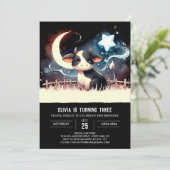 Invitation Boho Printable Vache Anniversaire (Debout devant)
