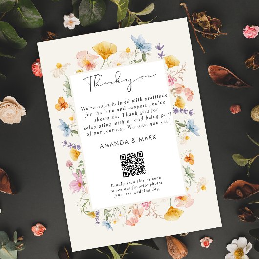 Invitation Boho Printemps Fleur sauvage Jardin botanique Merc