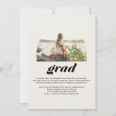 Invitation Boho Promotion 2025 Arche Photo de remise des dipl (Dos)