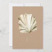 Invitation Boho Protea Pampas Grass Mariage Floral (Dos)