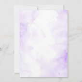 Invitation Boho Purple Deer Woodland Girl Baby Sprinkle (Dos)