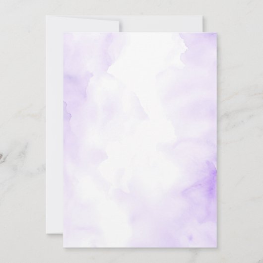 Invitation Boho Purple Deer Woodland Girl Baby Sprinkle (Dos)