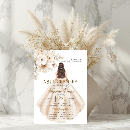 Invitation Boho Quinceanera