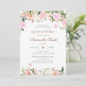Invitation Boho Quinceanera (Debout devant)