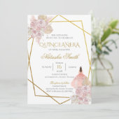 Invitation Boho Quinceanera (Debout devant)