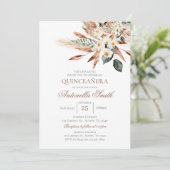 Invitation Boho Quinceanera (Debout devant)
