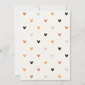 Invitation Boho Rainbow 1er anniversaire (Dos)