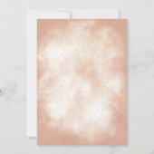 Invitation Boho Rainbow magie or étoiles poussière Merci (Dos)