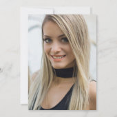 Invitation Boho Rainbow Modern 21e fête d'anniversaire (Dos)