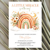 Invitation Boho Rainbow Neutral Baby Shower