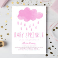 Boho Rainbow Pluie Nuage Baby shower rose