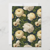 Invitation Boho Ranunculus Accent Surprise Anniversaire (Dos)