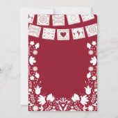 Invitation Boho Red Maroon Talavera Mexican Surprise Birthday (Dos)