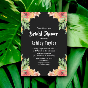 Invitation Boho Romantic Fleur sauvage Fête des mariées Flora