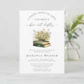 Invitation Boho romantique Chapitre suivant Floral Fête des m (Debout devant)