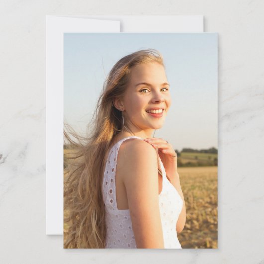 Invitation Boho rose arc-en-ciel moderne 16e fête d'anniversa (Dos)