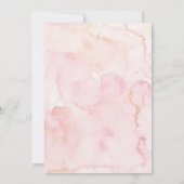 Invitation Boho Rose Arc Pearl Tea For Two Anniversaire (Dos)