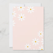 Invitation Boho rose Arch Daisy Fourever Wild Anniversaire (Dos)