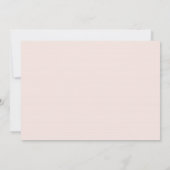 INVITATION BOHO ROSE BLANC FIANÇAILLES FLORAL CACTUS FOLIAGE (Dos)