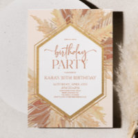 Boho rose Bohème Floral Fleur Anniversaire