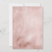 Invitation Boho Rose Citrouille Tombez Amoureux Enterrement d (Dos)