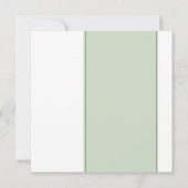 Invitation Boho Rose florale blanche | Fête des mariées Eucal (Dos)