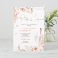 Boho rose pétales floraux Fête des mariées de pour