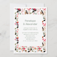 Boho rose vert Jardin Floral Ressort Mariage chic