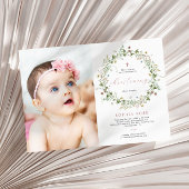 Invitation Boho Rustic Fleurs sauvages