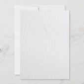 Invitation Boho Rustic Floral Succulent Elopement Réception (Dos)