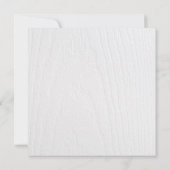 Invitation Boho Rustic Mint Floral Succulent Carré Mariage (Dos)