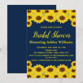 Invitation Boho Rustic Watercolor Fête des mariées des tourne (Devant / Derrière)