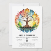 Invitation Boho Sacred Tree Anniversaire (Devant)