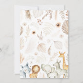 Invitation Boho Safari Hello Baby Baby shower (Dos)