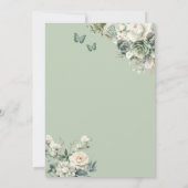 Invitation Boho Sage Green Ivory Quinceañera Royale (Dos)