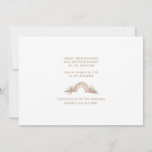 Invitation Boho Sage Oh Baby Bassinet Douche (Dos)