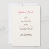 Invitation Boho séché Rustique Automne Falls Bachelorette Par (Dos)