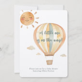 Invitation Boho Simplicité Accueil Petit Douche One (Devant)