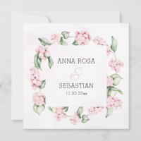 *~* Boho Snow Berry AR12 QR RSVP Mariage