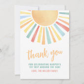 Invitation Boho Soleil de Soleil Merci (Devant)