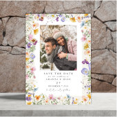 Invitation Boho Spring Jardin botanique Fleur sauvage