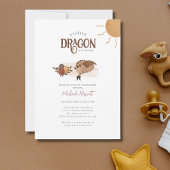 Invitation Boho Storybook Dragon est en chemin Baby shower