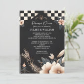 Invitation Boho Studio Dîner de répétition illustrée créative (Debout devant)