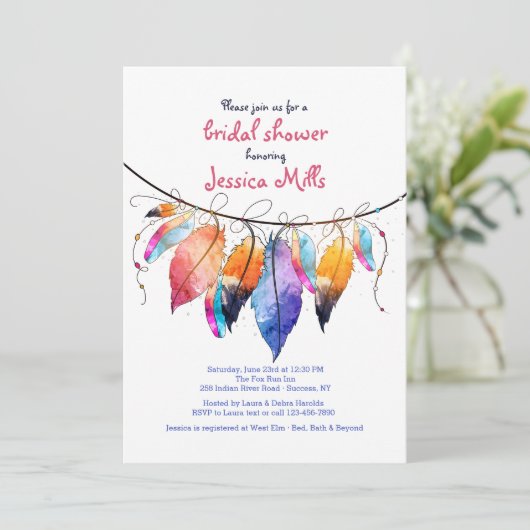 Invitation Boho Style (Debout devant)